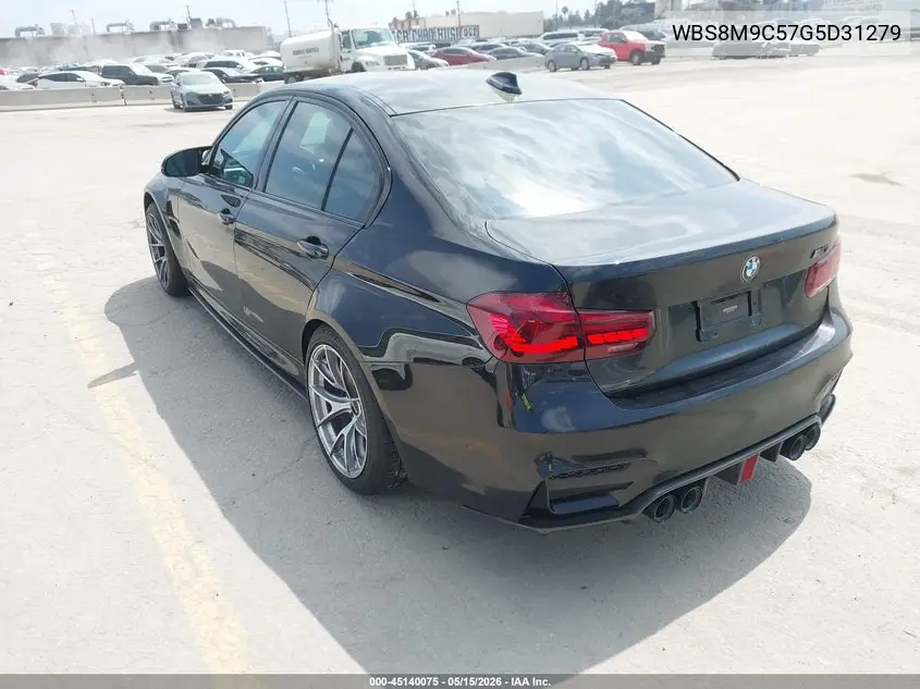 2016 BMW M3 VIN: WBS8M9C57G5D31279 Lot: 45140075