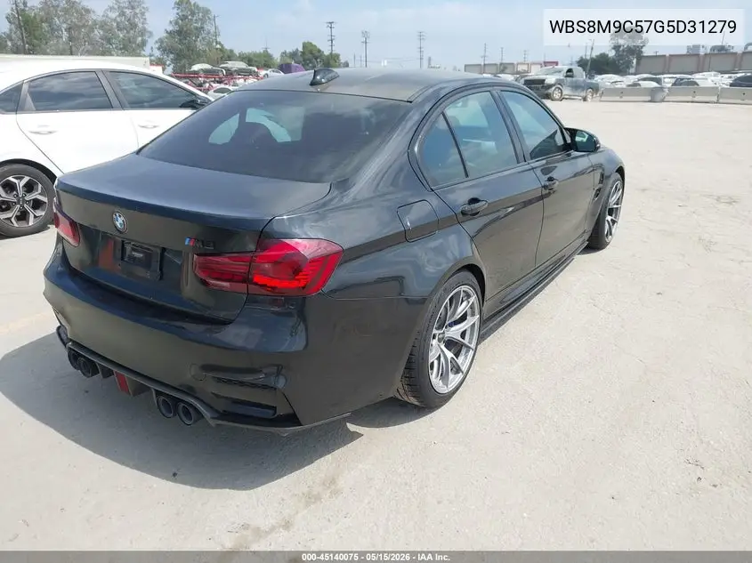 2016 BMW M3 VIN: WBS8M9C57G5D31279 Lot: 45140075
