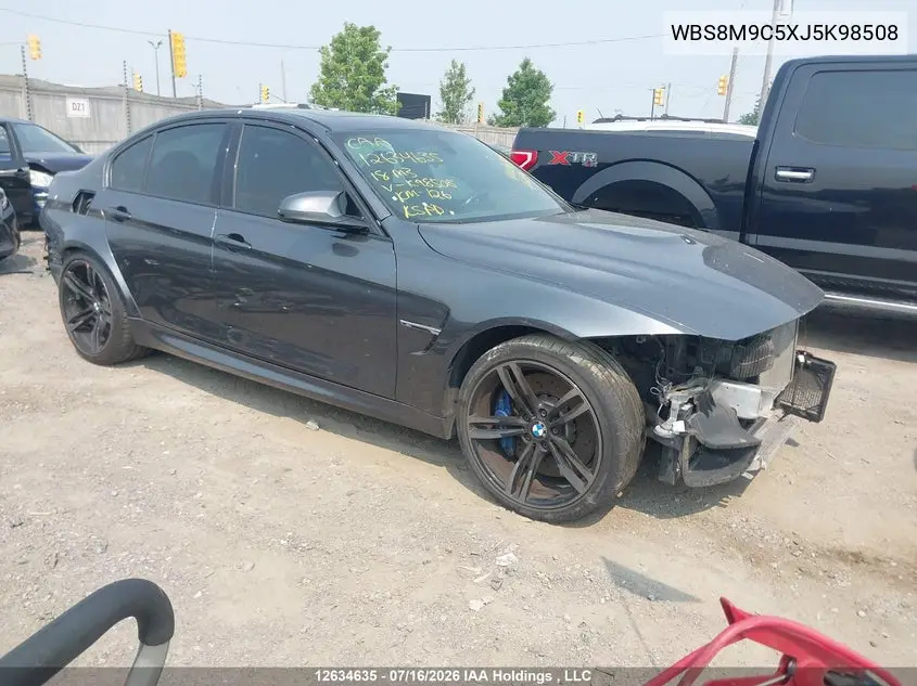 2018 BMW M3 Cs VIN: WBS8M9C5XJ5K98508 Lot: 12634635