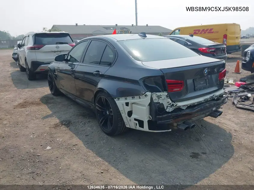 2018 BMW M3 Cs VIN: WBS8M9C5XJ5K98508 Lot: 12634635