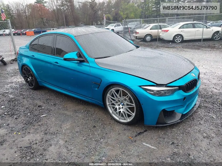 2018 BMW M3 Cs VIN: WBS8M9C54J5J79790 Lot: 45054422