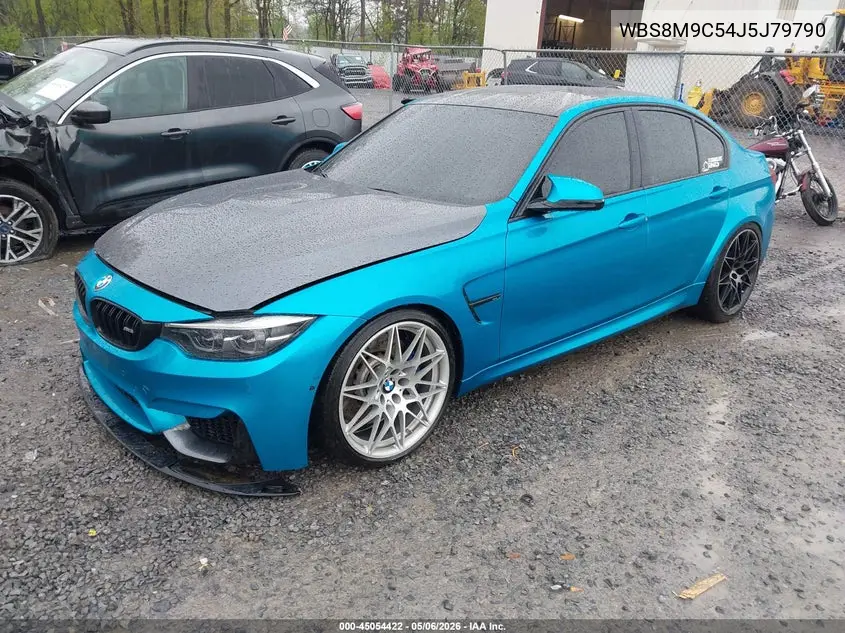 2018 BMW M3 Cs VIN: WBS8M9C54J5J79790 Lot: 45054422