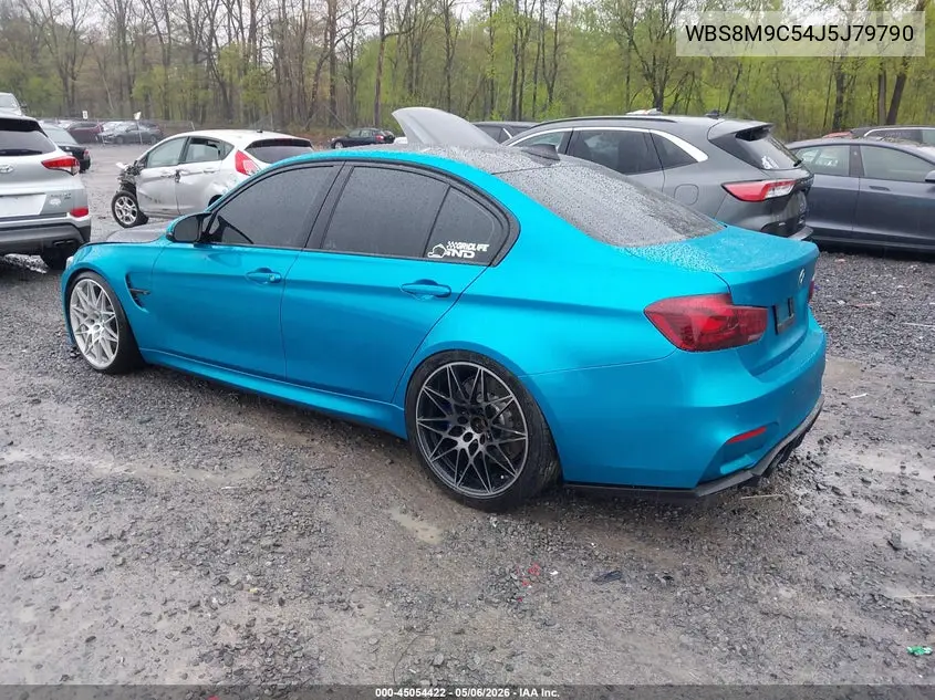 2018 BMW M3 Cs VIN: WBS8M9C54J5J79790 Lot: 45054422