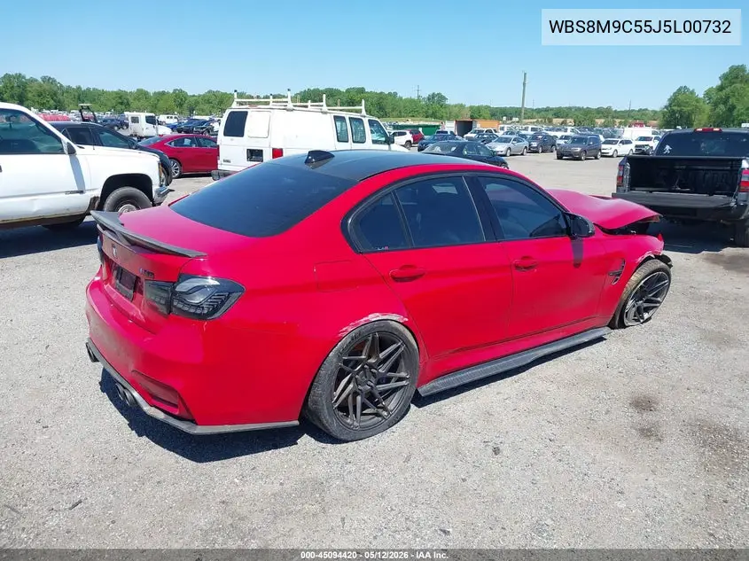2018 BMW M3 VIN: WBS8M9C55J5L00732 Lot: 45094420