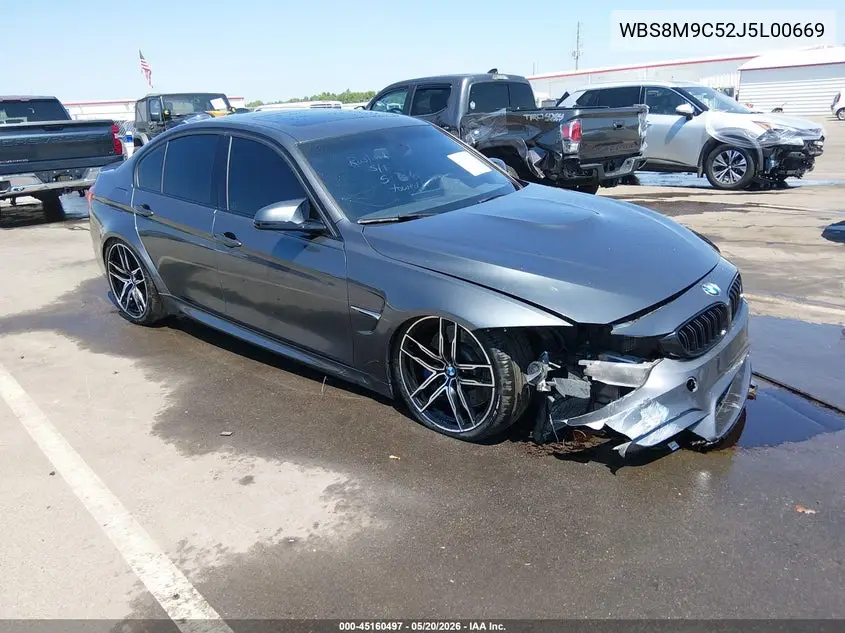 2018 BMW M3 VIN: WBS8M9C52J5L00669 Lot: 45160497