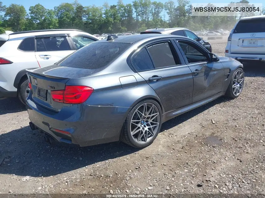 2018 BMW M3 Cs VIN: WBS8M9C5XJ5J80054 Lot: 45225379