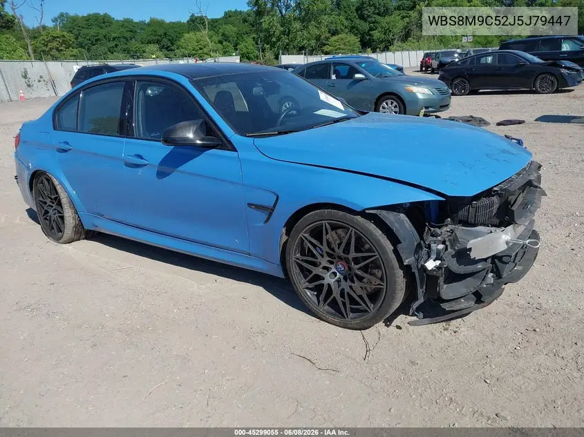 2018 BMW M3 Cs VIN: WBS8M9C52J5J79447 Lot: 45299055