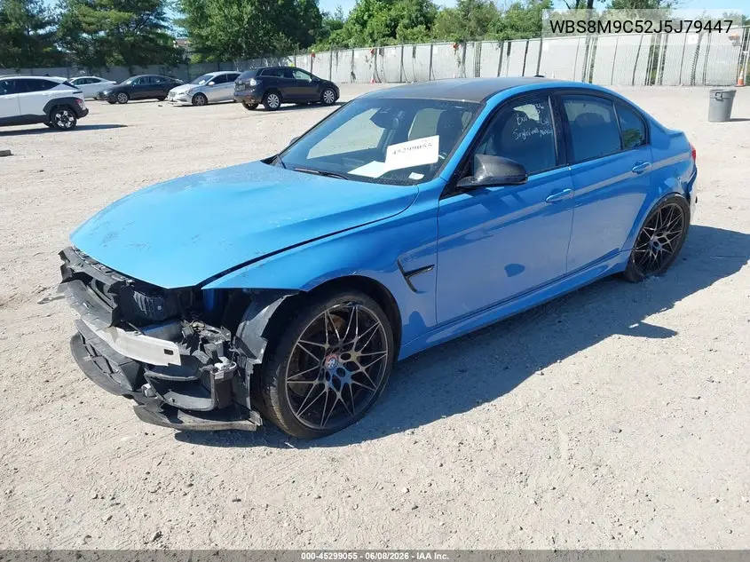 2018 BMW M3 Cs VIN: WBS8M9C52J5J79447 Lot: 45299055