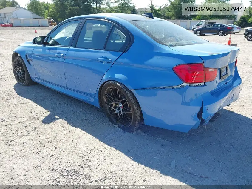 2018 BMW M3 Cs VIN: WBS8M9C52J5J79447 Lot: 45299055