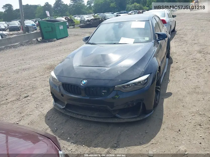 2018 BMW M3 VIN: WBS8M9C57J5L01218 Lot: 45339279