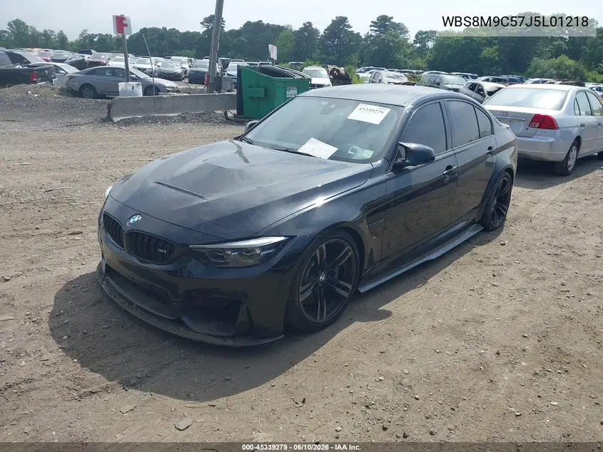 2018 BMW M3 VIN: WBS8M9C57J5L01218 Lot: 45339279