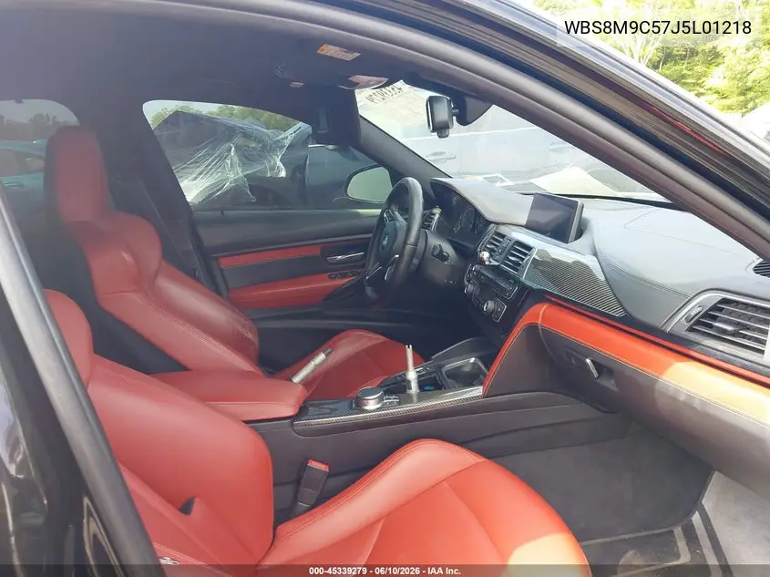 2018 BMW M3 VIN: WBS8M9C57J5L01218 Lot: 45339279