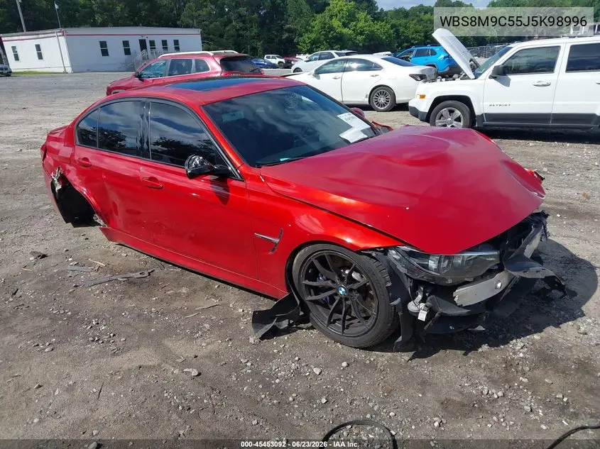 2018 BMW M3 Cs VIN: WBS8M9C55J5K98996 Lot: 45453092
