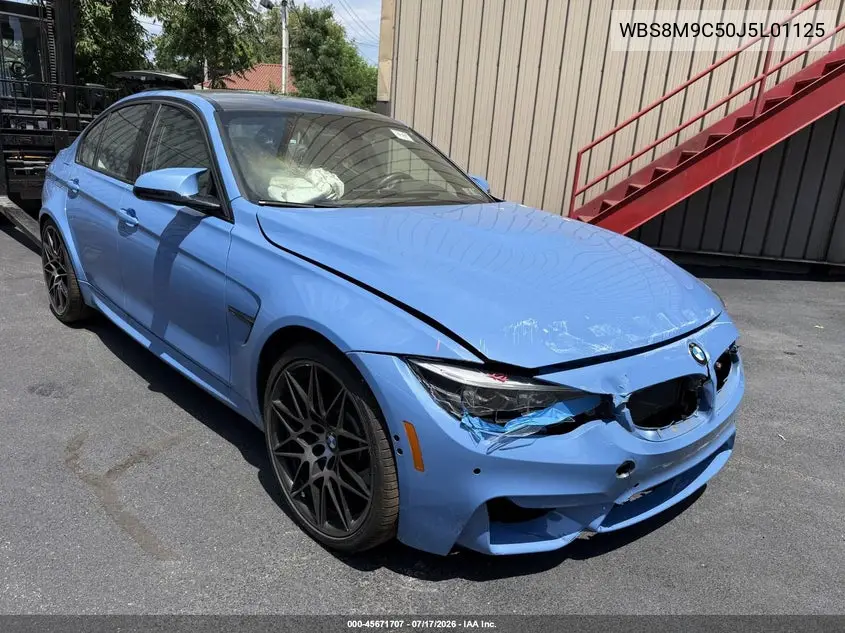 2018 BMW M3 VIN: WBS8M9C50J5L01125 Lot: 45671707