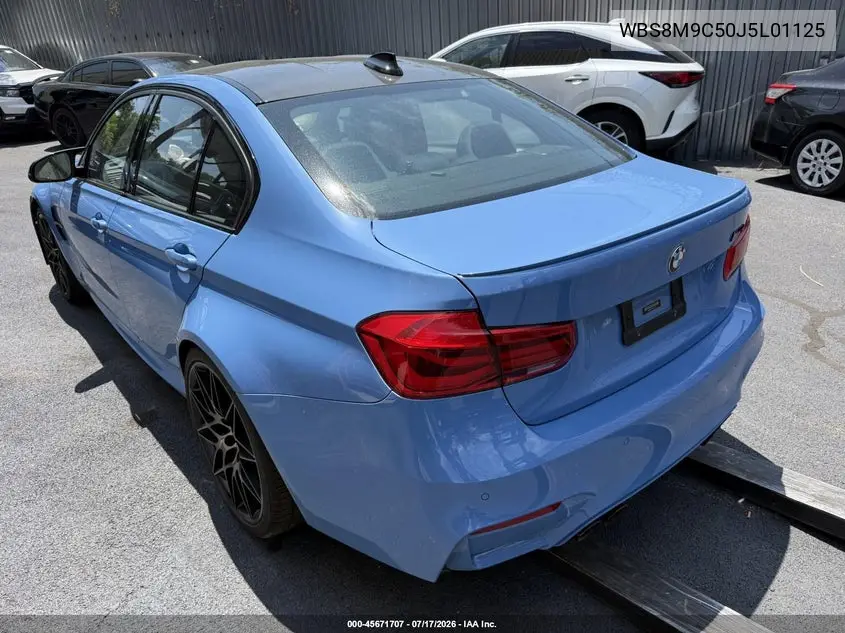 2018 BMW M3 VIN: WBS8M9C50J5L01125 Lot: 45671707