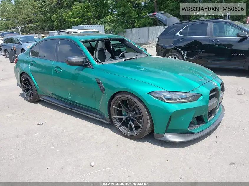 2022 BMW M3 Competition VIN: NY77541 Lot: 45179956