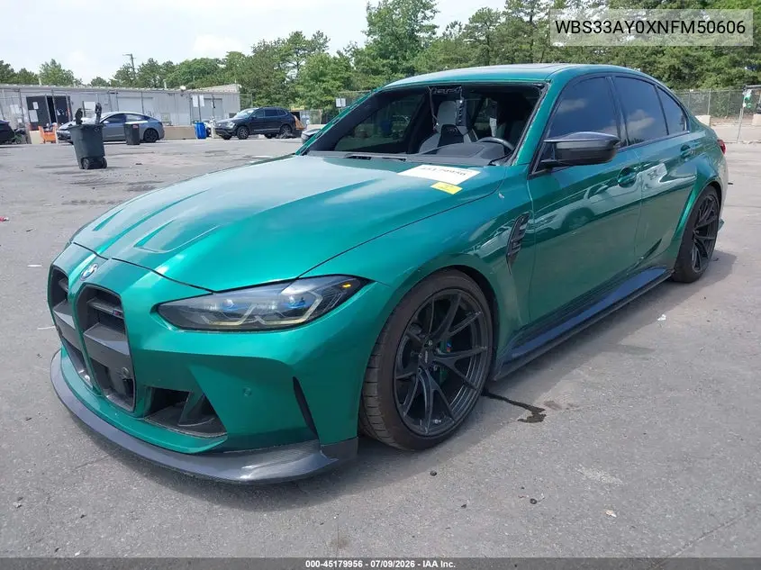 2022 BMW M3 Competition VIN: NY77541 Lot: 45179956
