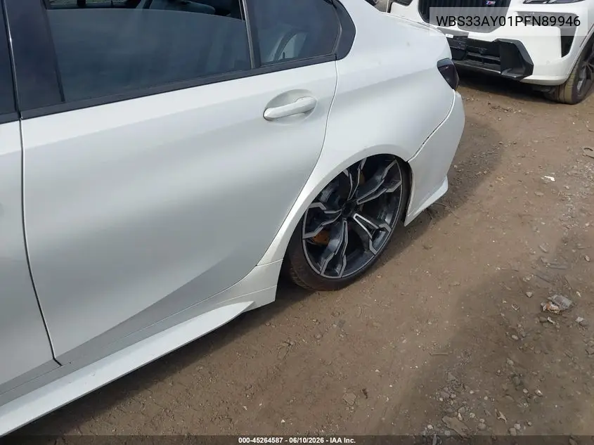2023 BMW M3 Competition VIN: WBS33AY01PFN89946 Lot: 45264587