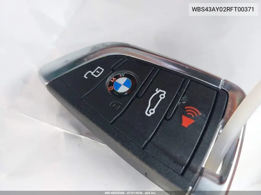 2024 BMW M3 Competition xDrive VIN: WBS43AY02RFT00371 Lot: 45525346