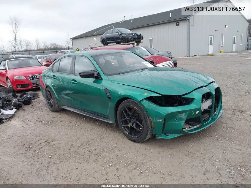 2025 BMW M3 VIN: WBS13HJ0XSFT76657 Lot: 44614282
