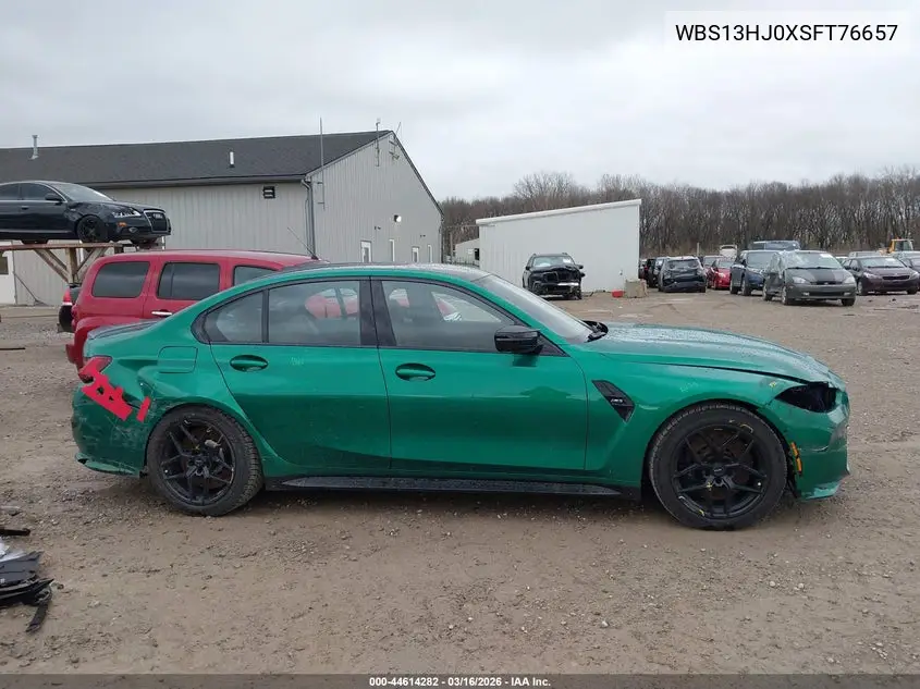 2025 BMW M3 VIN: WBS13HJ0XSFT76657 Lot: 44614282