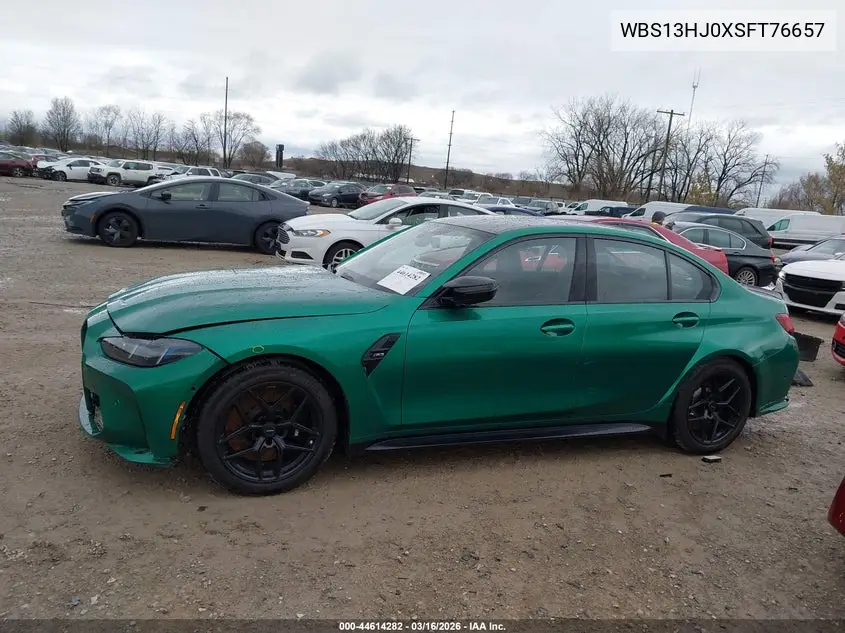 2025 BMW M3 VIN: WBS13HJ0XSFT76657 Lot: 44614282