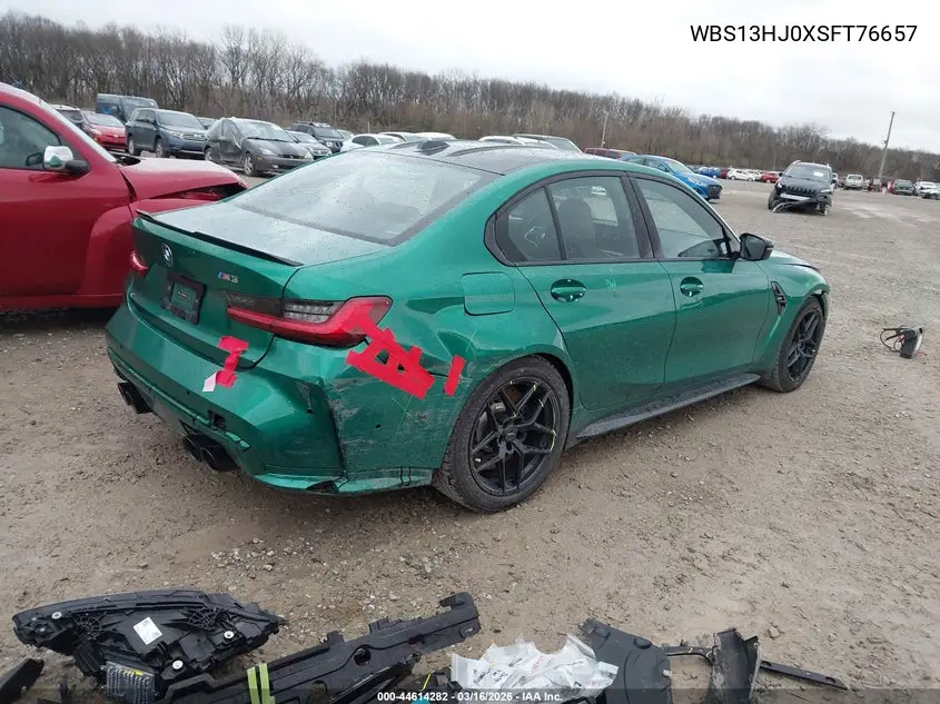 2025 BMW M3 VIN: WBS13HJ0XSFT76657 Lot: 44614282