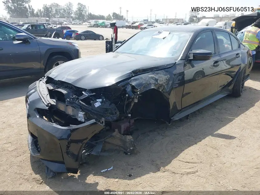 2025 BMW M3 Competition VIN: WBS23HJ06SFU60513 Lot: 45262991
