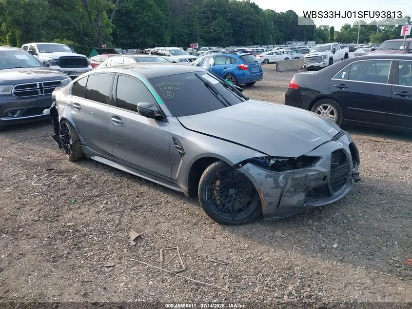2025 BMW M3 Competition xDrive VIN: WBS33HJ01SFU93813 Lot: 45586611