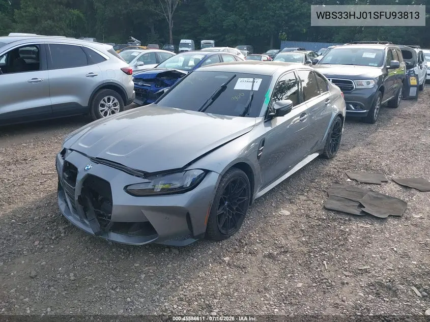 2025 BMW M3 Competition xDrive VIN: WBS33HJ01SFU93813 Lot: 45586611