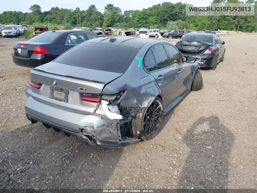 2025 BMW M3 Competition xDrive VIN: WBS33HJ01SFU93813 Lot: 45586611