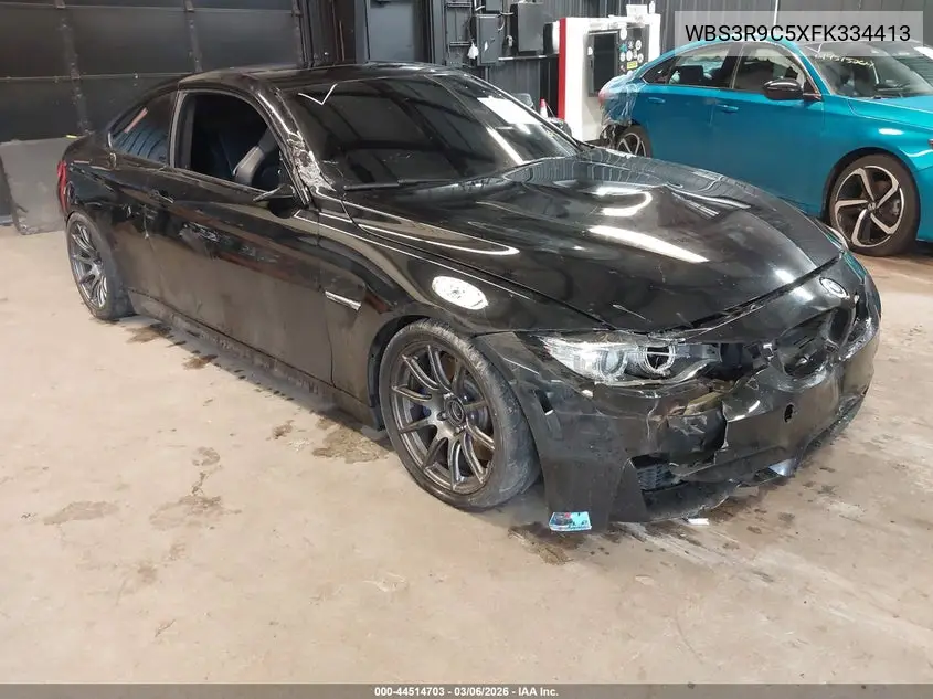 2015 BMW M4 VIN: WBS3R9C5XFK334413 Lot: 44514703