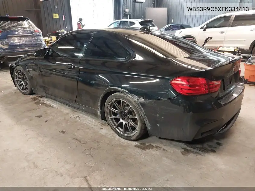 2015 BMW M4 VIN: WBS3R9C5XFK334413 Lot: 44514703