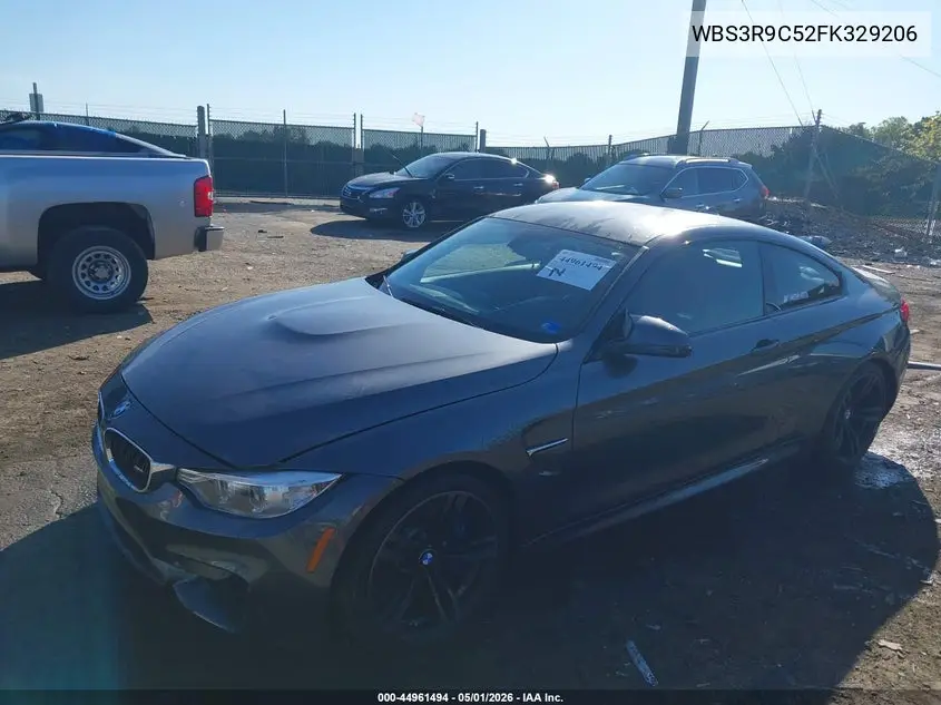2015 BMW M4 VIN: WBS3R9C52FK329206 Lot: 44961494