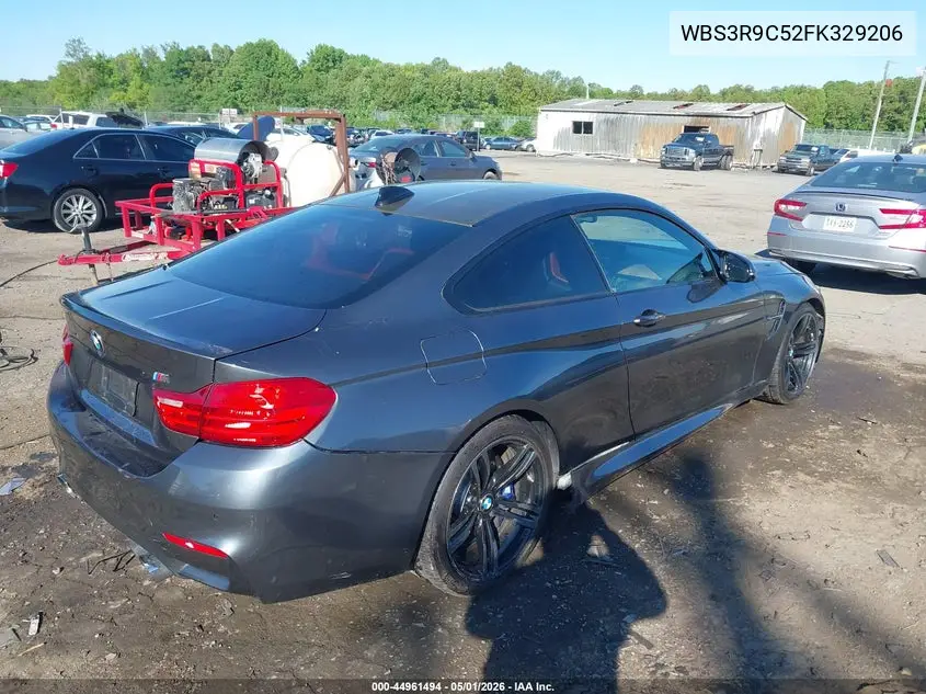 2015 BMW M4 VIN: WBS3R9C52FK329206 Lot: 44961494