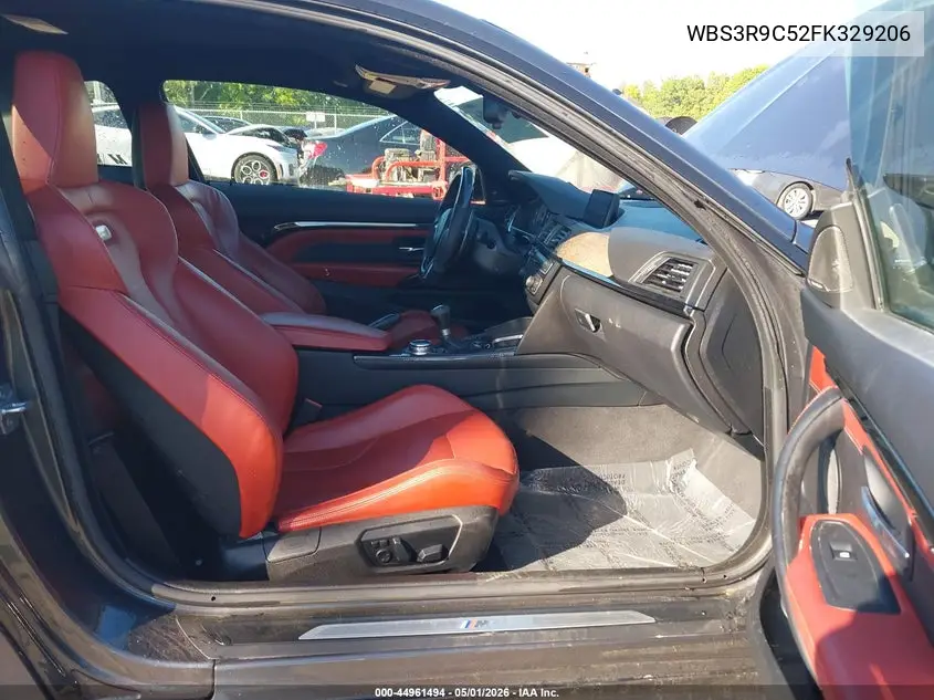 2015 BMW M4 VIN: WBS3R9C52FK329206 Lot: 44961494