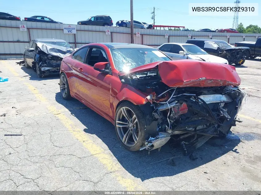 2015 BMW M4 VIN: WBS3R9C58FK329310 Lot: 45209916