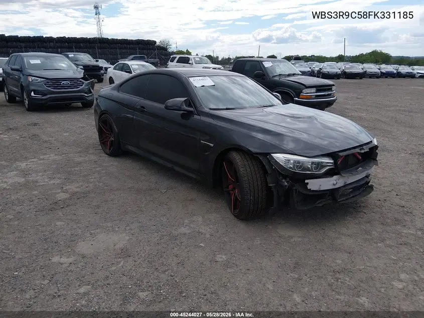 2015 BMW M4 VIN: WBS3R9C58FK331185 Lot: 45244027