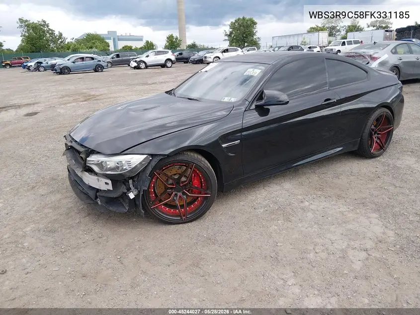 2015 BMW M4 VIN: WBS3R9C58FK331185 Lot: 45244027