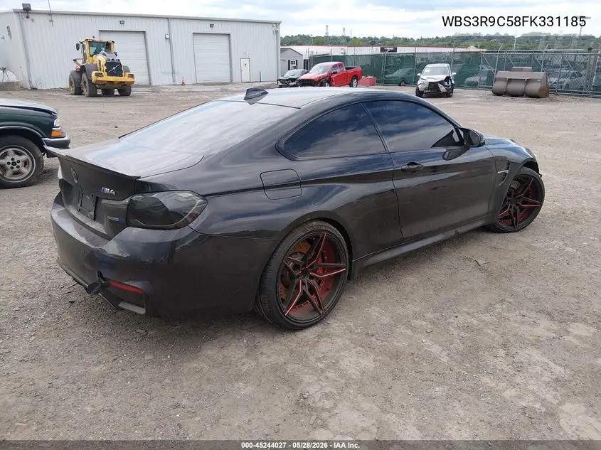 2015 BMW M4 VIN: WBS3R9C58FK331185 Lot: 45244027
