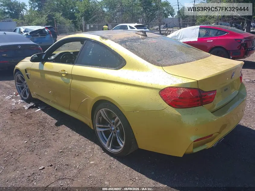 2015 BMW M4 VIN: WBS3R9C57FK329444 Lot: 45336007