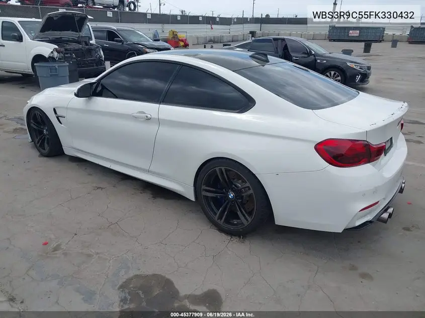 2015 BMW M4 VIN: WBS3R9C55FK330432 Lot: 45377909