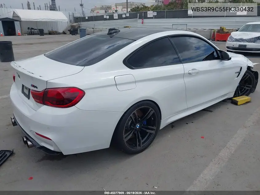 2015 BMW M4 VIN: WBS3R9C55FK330432 Lot: 45377909