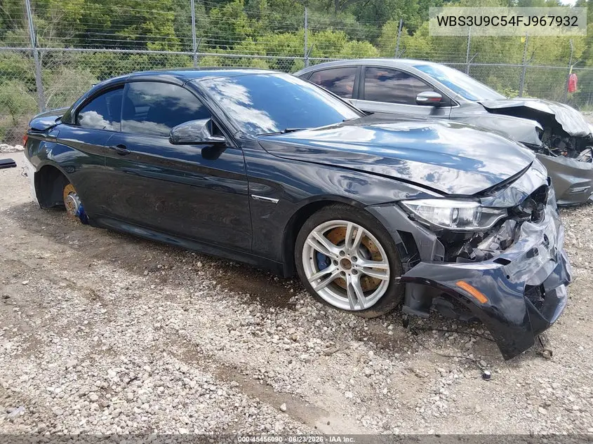 2015 BMW M4 VIN: WBS3U9C54FJ967932 Lot: 45456090