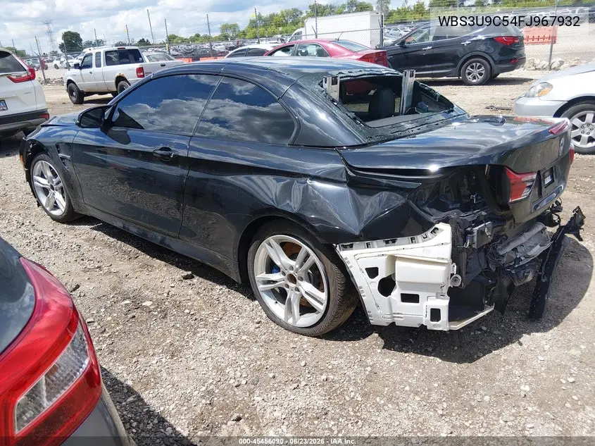 2015 BMW M4 VIN: WBS3U9C54FJ967932 Lot: 45456090