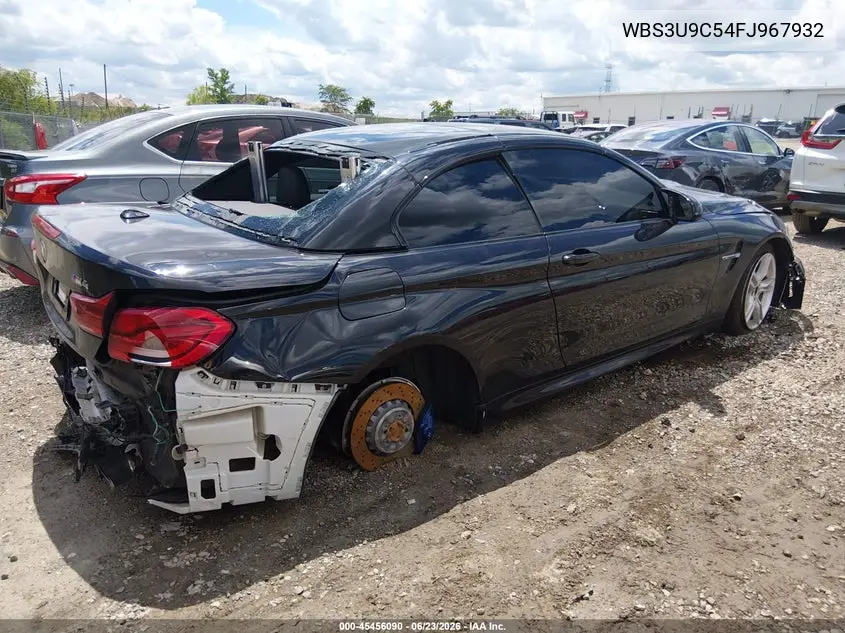 2015 BMW M4 VIN: WBS3U9C54FJ967932 Lot: 45456090