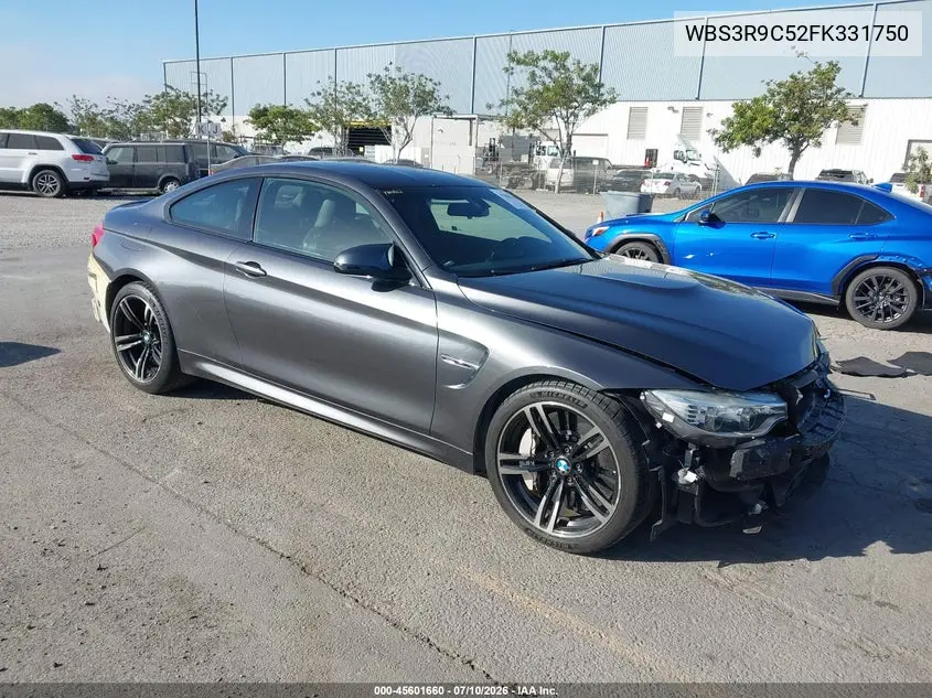 2015 BMW M4 VIN: WBS3R9C52FK331750 Lot: 45601660