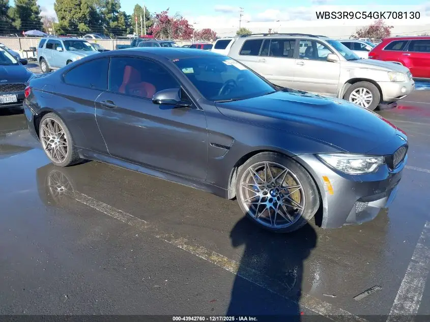2016 BMW M4 VIN: WBS3R9C54GK708130 Lot: 43942760