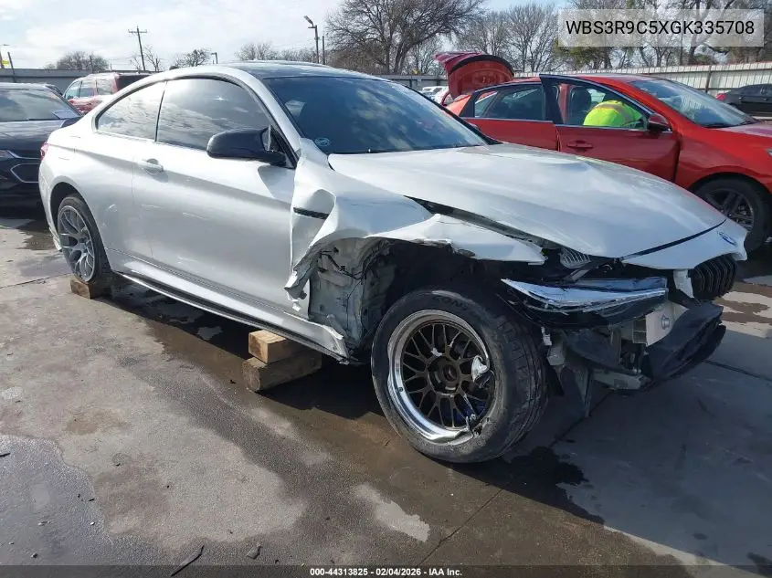 2016 BMW M4 VIN: WBS3R9C5XGK335708 Lot: 44313825