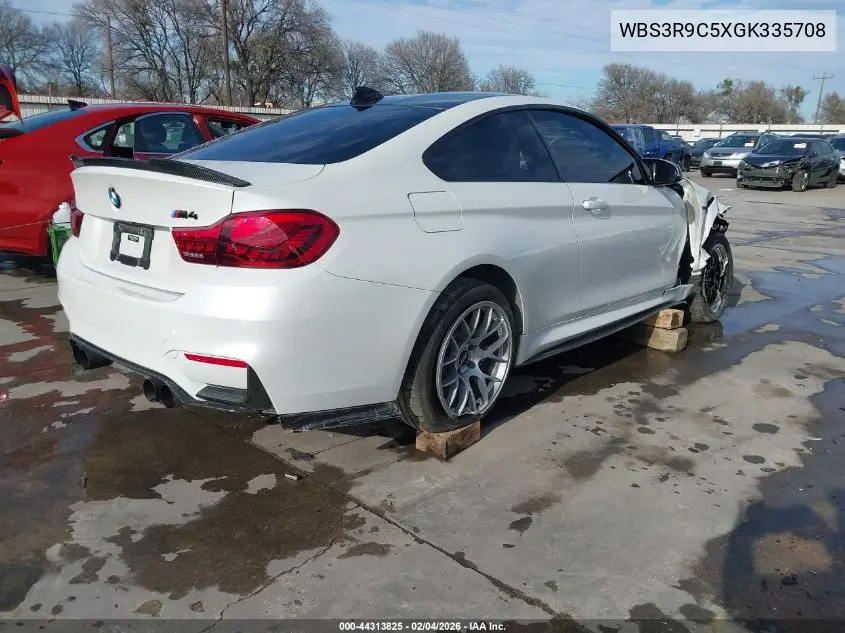 2016 BMW M4 VIN: WBS3R9C5XGK335708 Lot: 44313825